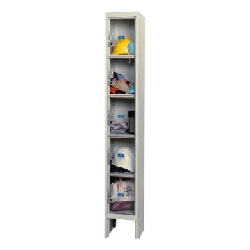 Safety View Five-Tier 1-Wide Lockers