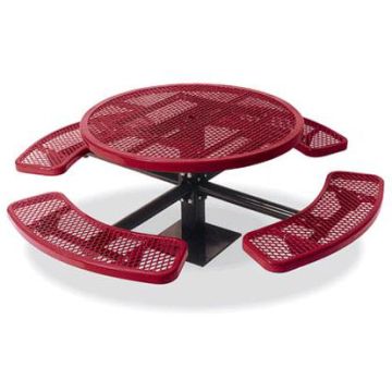 Single Pedestal Outdoor Table