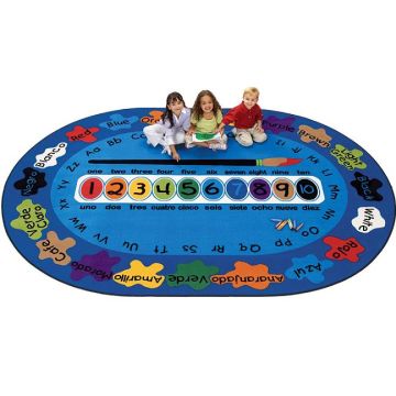 Bilingual Paint by Numero Carpet