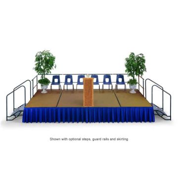 Transfold Fixed Height Stages and Seated Risers w/ Hardboard Deck by Midwest