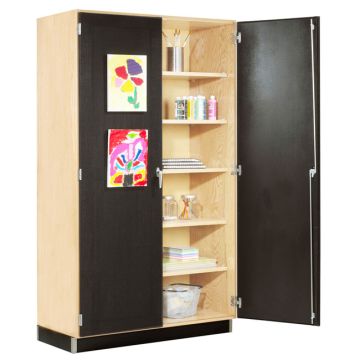 Canvas Door Art Display Cabinet