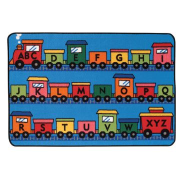 Alphabet Train Value Rug