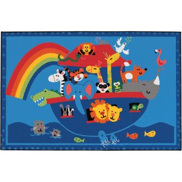Noah's Animals Value Rug