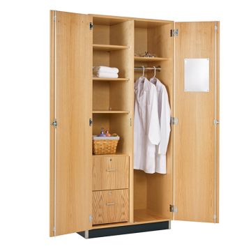 Oak Wardrobe Cabinet