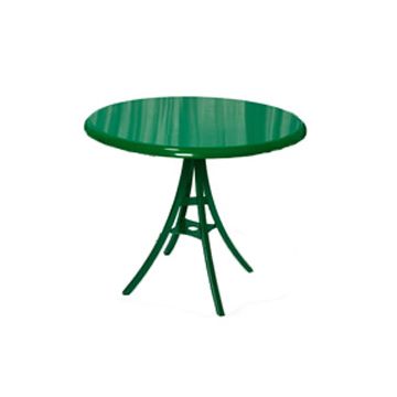 Hamilton Outdoor Round Table- Solid Metal Top