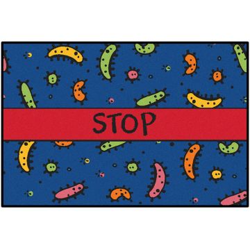 Stop the Germs Rug - 3'x4'6'' Rectangle