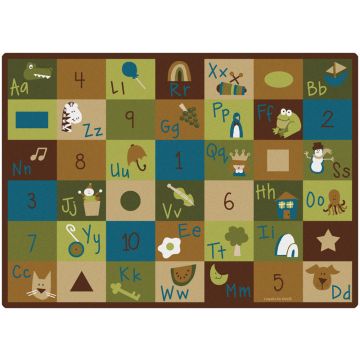 Nature's Color Learning Blocks Rugs