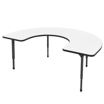 Apex Series Table w/ Dry Erase Top- 48'' x 72'' Horseshoe