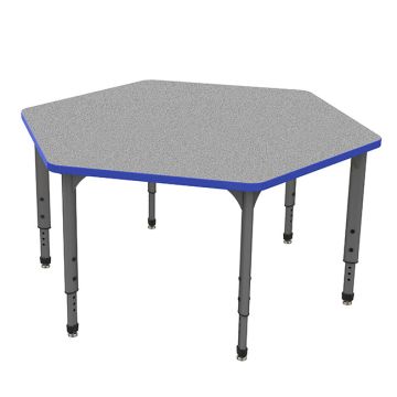 Apex Series Table (54-1/2'' x 48'' Hexagon)