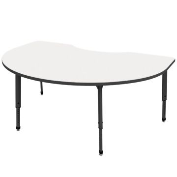 Apex Series Table w/ Dry Erase Top- 48'' x 72'' Kidney