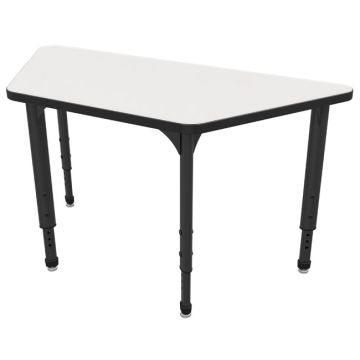 Apex Series Table w/ Dry Erase Top- 24'' x 48'' Trapezoid
