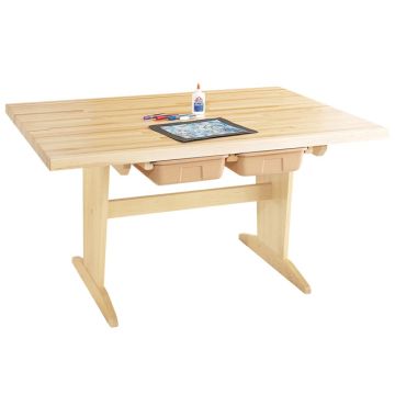Art Planning Table w/ Tote Trays