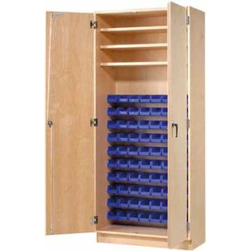 Parts Storage Cabinet w/ 80 Bins