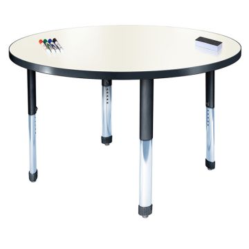 Aero Dry Erase MarkerBoard Table - 48" Round
