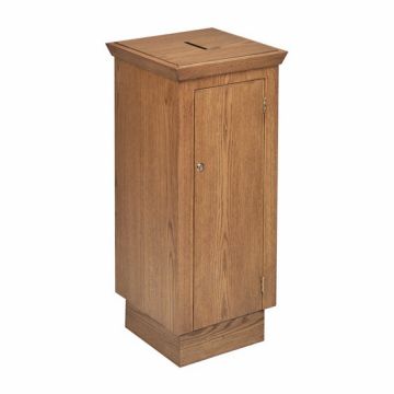 Prayer and Tithe Box with Pedestal Base
