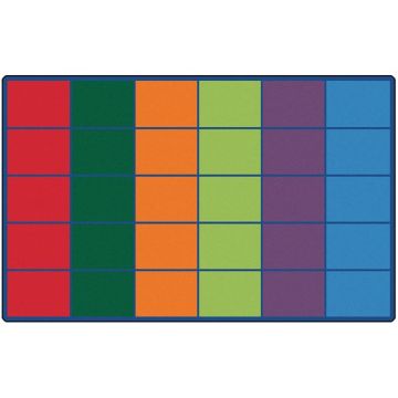 Colorful Rows Seating Rugs