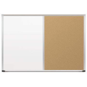 Split Vision Combination Markerboard & Corkboard