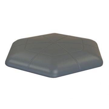 Twisted Hex Session Plastic Padded Stacking Stool- Replacement Cushion