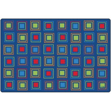 Primary Squares Seating Rug