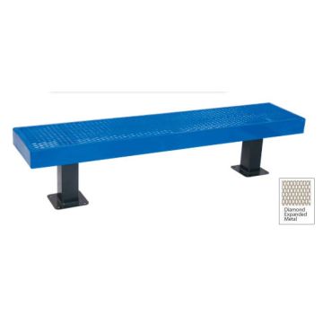 Backless Mall Bench