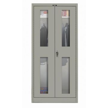 400 Series Wardrobe Cabinet w/ Safety View Door (36'' W x 18'' D x 72'' H)