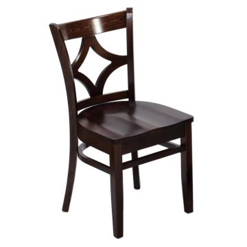 4523 Cafe Chair w/ Wood Seat