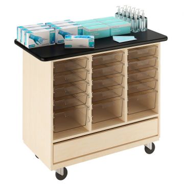 Open Tote Storage Cabinet