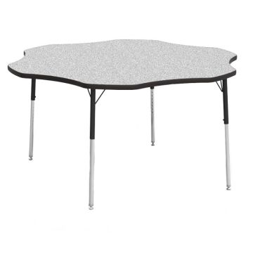 4000 Series Activity Table (60'' Flower, 17"-25"H Adjustable)