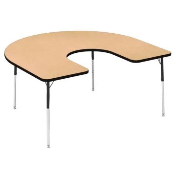 4000 Series Activity Table (60'' x 66'' Horseshoe, 22"-30"H Adjustable)