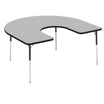 4000 Series Activity Table (60'' X 66'' Horseshoe, 17"-25"H Adjustable)