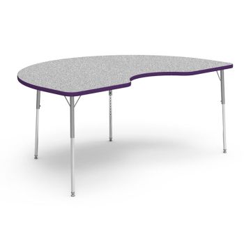 4000 Series Activity Table (48'' X 72'' Kidney, 17"-25"H Adjustable)