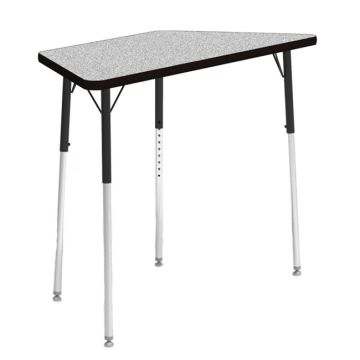 4000 Series Activity Table (24'' X 24'' X 48'' Trapezoid, 17"-25"H Adjustable)