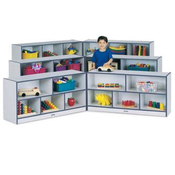 Mobile Fold-n-Lock Storage Unit Speckled Gray w/ Accent Color (29-1/2'' H)