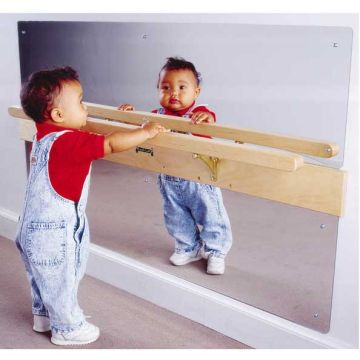 Infant Coordination Mirror with Hand Rail (28'' x 47'')