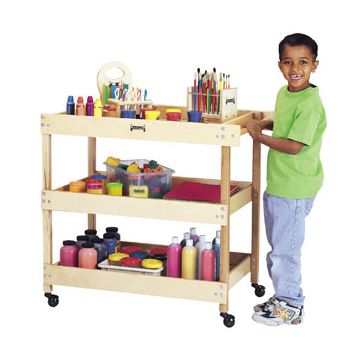 Wooden Utility Cart