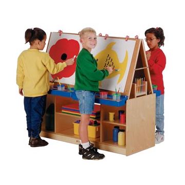 4 Station Art Easel