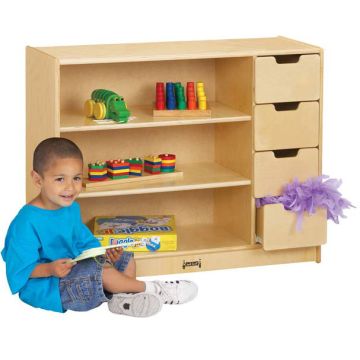 Shelf and Drawer Storage Unit