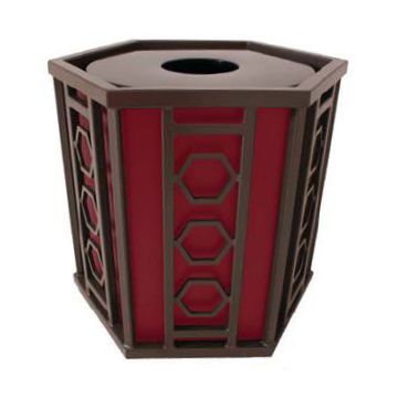 Huntington Outdoor Trash Receptacle