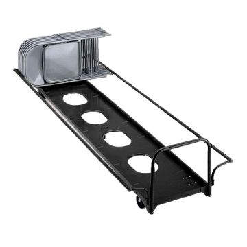 Horizontal Under Stage Folding Chair Storage Caddy