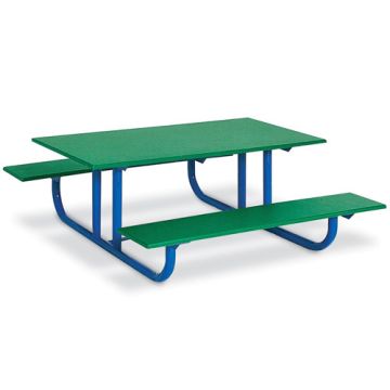 Heavy-Duty 4' Preschool Outdoor Picnic Table