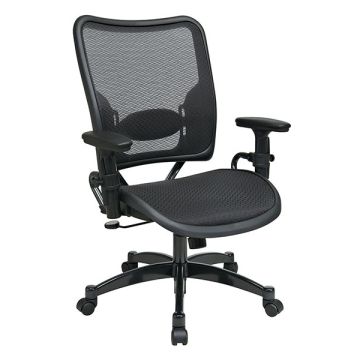 Deluxe Dark AirGrid Seat and Back Managers Chairs