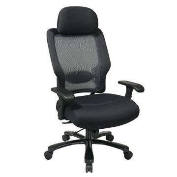 Dark AirGrid Back and Mesh Seat Big and Tall Chair