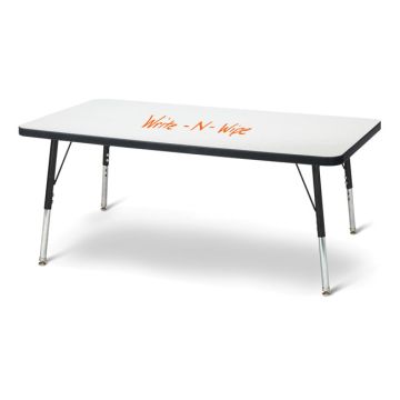 Berries Write-N-Wipe Dry Erase Table - 48'' x 24'' Rectangle