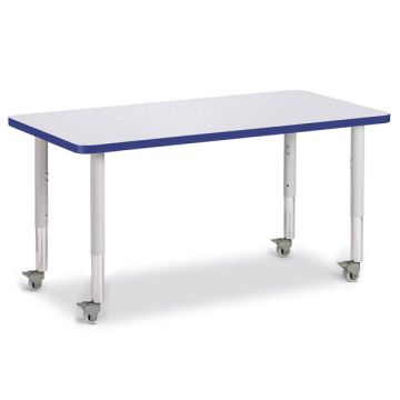 Berries Activity Table w/ Casters (24'' X 48'' Rectangle)