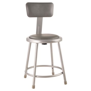 Gray Padded Science Lab Stools