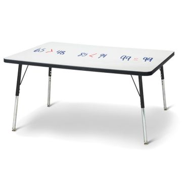 Berries Write-N-Wipe Dry Erase Table - 48'' x 30'' Rectangle
