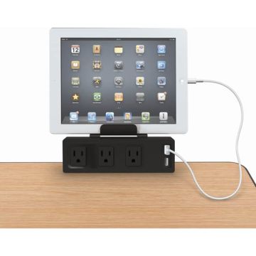 Clamp Mount Outlet and USB Charger