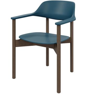 Arbor Wood Frame Poly Chair w/ Arms