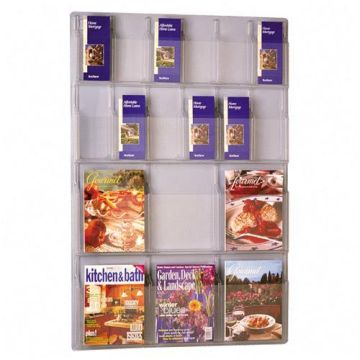 Reveal Acrylic Literature Racks by Safco