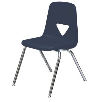 120 Series Stack Chair w/ Chrome Frame (15-1/2'' H - 2nd-4th)
